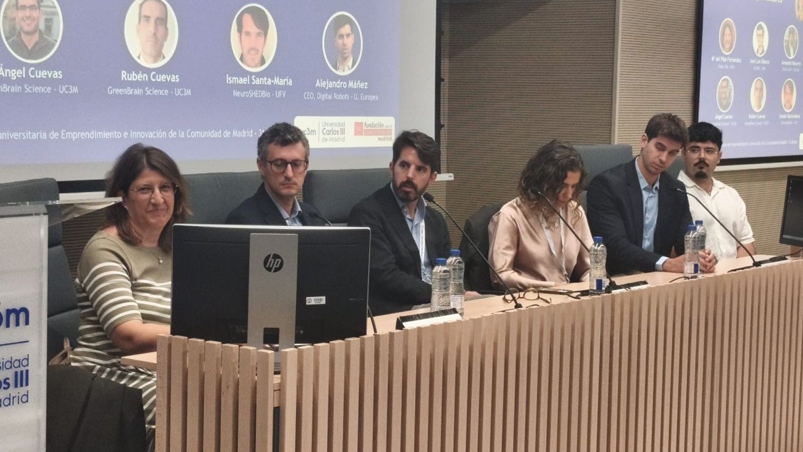 Armando Navarro, CCSO de SilvIA Earth, en la mesa Casos de éxito de emprendedores y su universidad en la UC3M